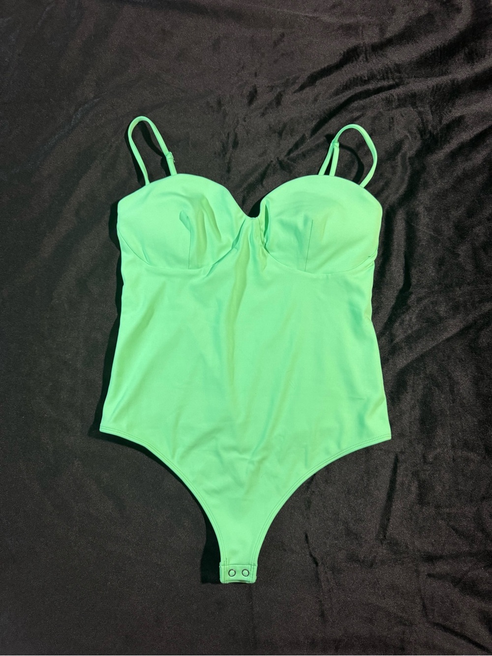 Express Neon Green One-Piece Bodysuit
